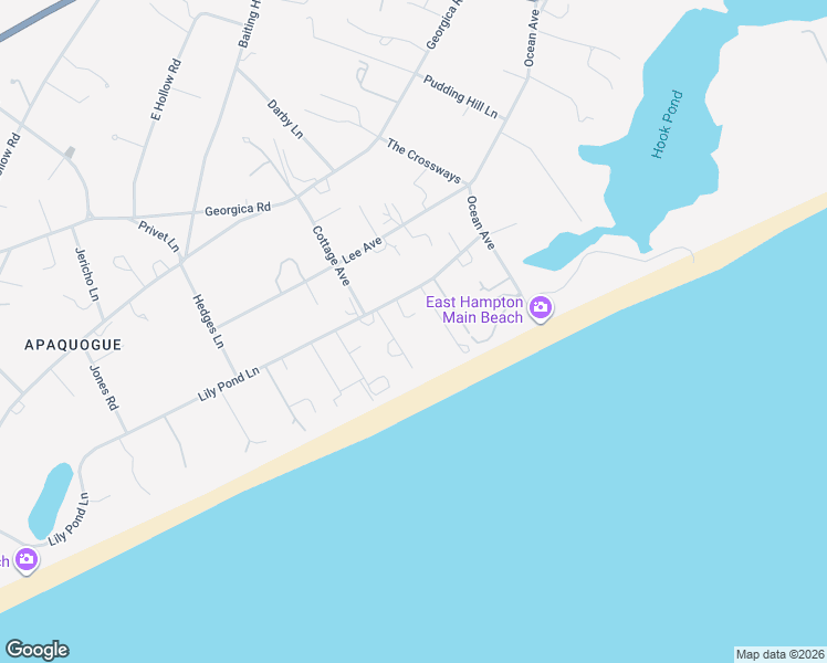 map of restaurants, bars, coffee shops, grocery stores, and more near 59 Lily Pond Lane in Sag Harbor