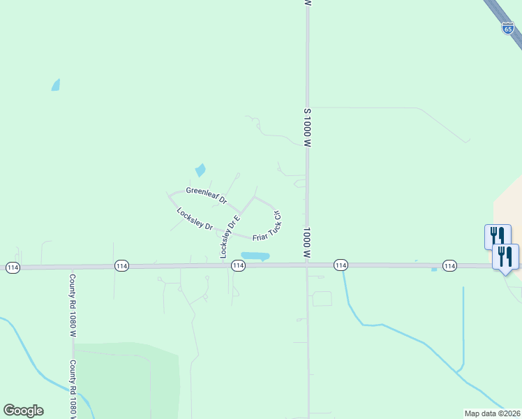 map of restaurants, bars, coffee shops, grocery stores, and more near 4760 Locksley Dr E in Rensselaer