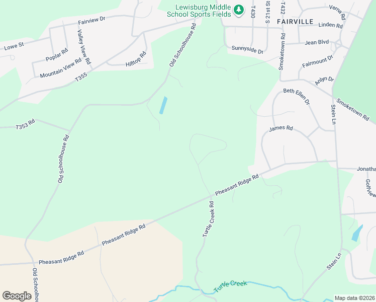 map of restaurants, bars, coffee shops, grocery stores, and more near 300 Country Road in Lewisburg