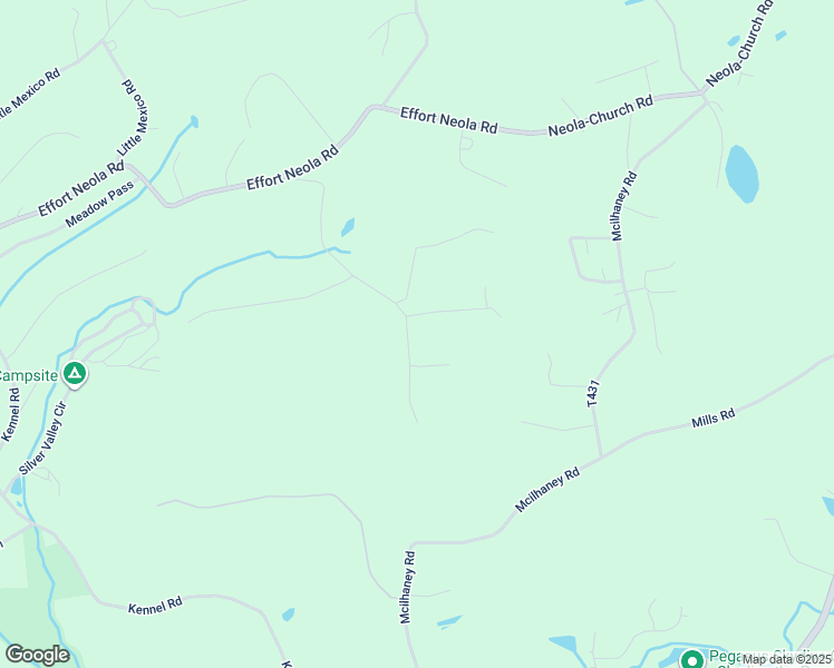 map of restaurants, bars, coffee shops, grocery stores, and more near 299 Gould Development Road in Saylorsburg