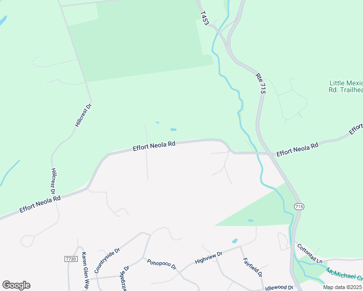 map of restaurants, bars, coffee shops, grocery stores, and more near 470 Effort Neola Road in Saylorsburg