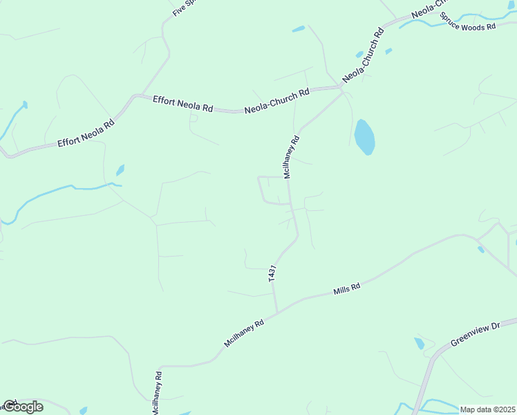 map of restaurants, bars, coffee shops, grocery stores, and more near 521 Pine Ridge Road in Saylorsburg