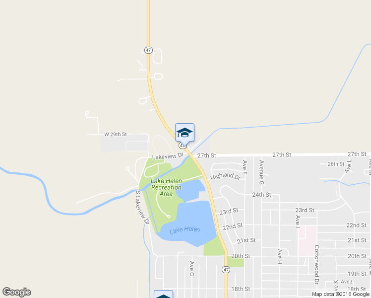 map of restaurants, bars, coffee shops, grocery stores, and more near 3049 Lake Ave in Gothenburg