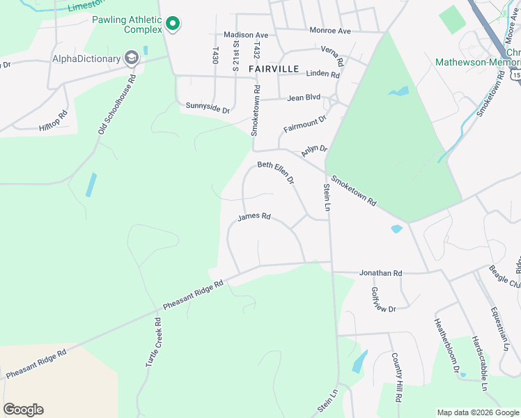 map of restaurants, bars, coffee shops, grocery stores, and more near 477 Beth Ellen Dr in Lewisburg