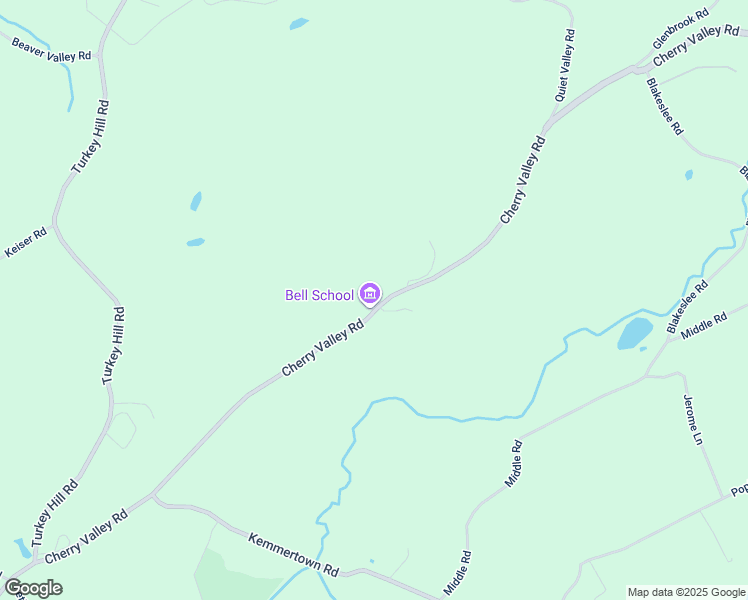map of restaurants, bars, coffee shops, grocery stores, and more near 6187 Cherry Valley Road in Stroudsburg