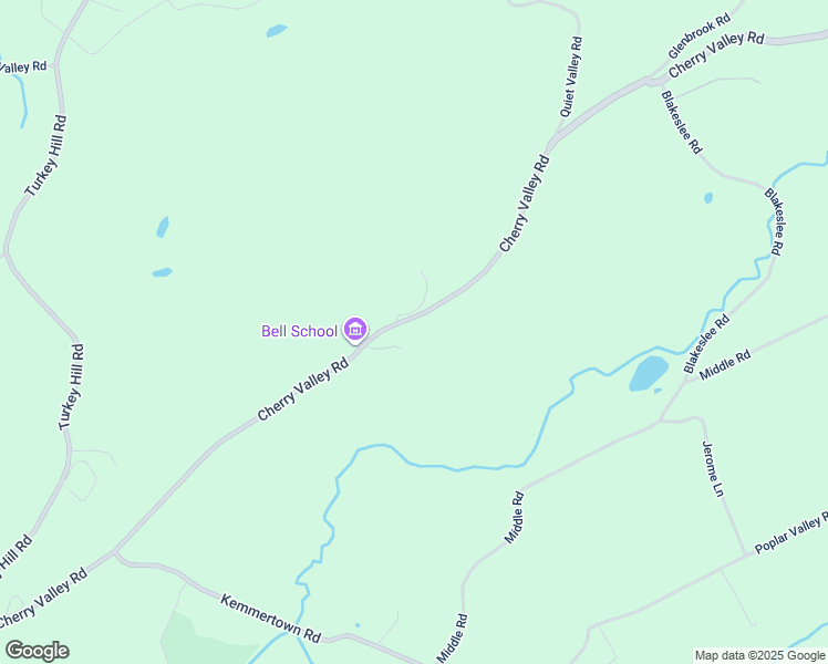 map of restaurants, bars, coffee shops, grocery stores, and more near 6208 Cherry Valley Road in Stroudsburg