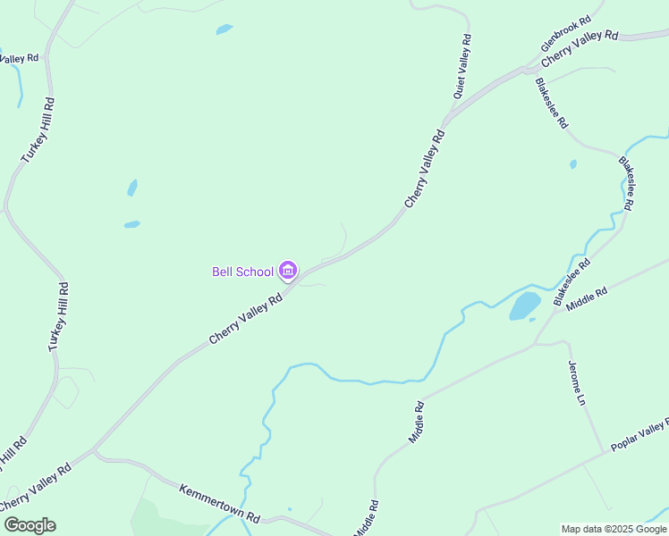 map of restaurants, bars, coffee shops, grocery stores, and more near 6208 Cherry Valley Road in Stroudsburg