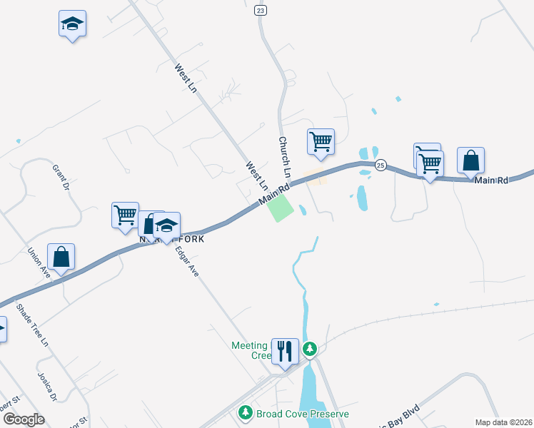 map of restaurants, bars, coffee shops, grocery stores, and more near 653 Main Road in Laurel