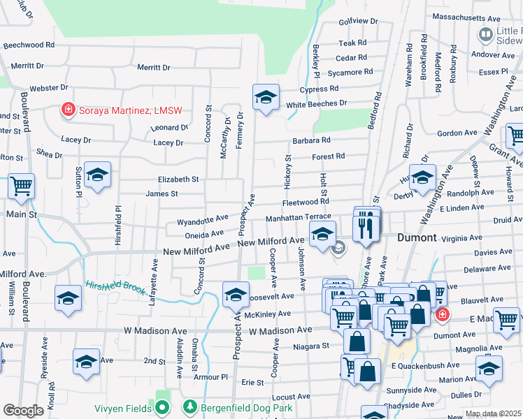 133 Fleetwood Road, Dumont NJ Walk Score