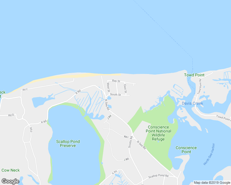 map of restaurants, bars, coffee shops, grocery stores, and more near 25 Center Street in Southampton