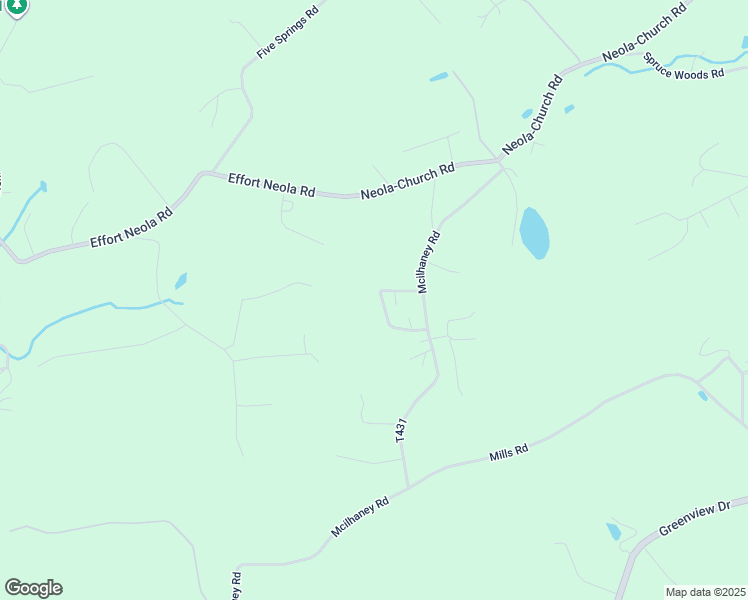map of restaurants, bars, coffee shops, grocery stores, and more near 531 Pine Ridge Road in Stroudsburg