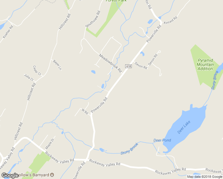 map of restaurants, bars, coffee shops, grocery stores, and more near 512 Powerville Road in Boonton Township