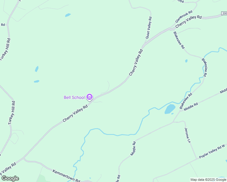 map of restaurants, bars, coffee shops, grocery stores, and more near 6222 Cherry Valley Road in Stroudsburg