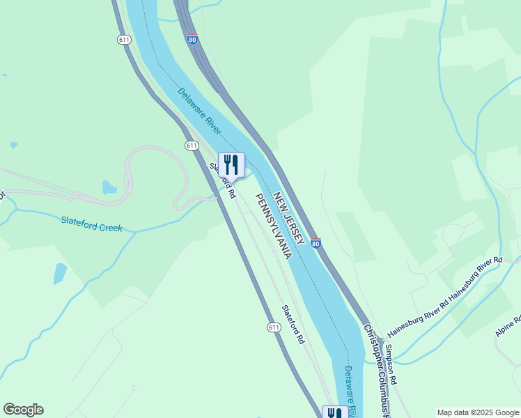 map of restaurants, bars, coffee shops, grocery stores, and more near 367 Decker Ferry Road in Mount Bethel