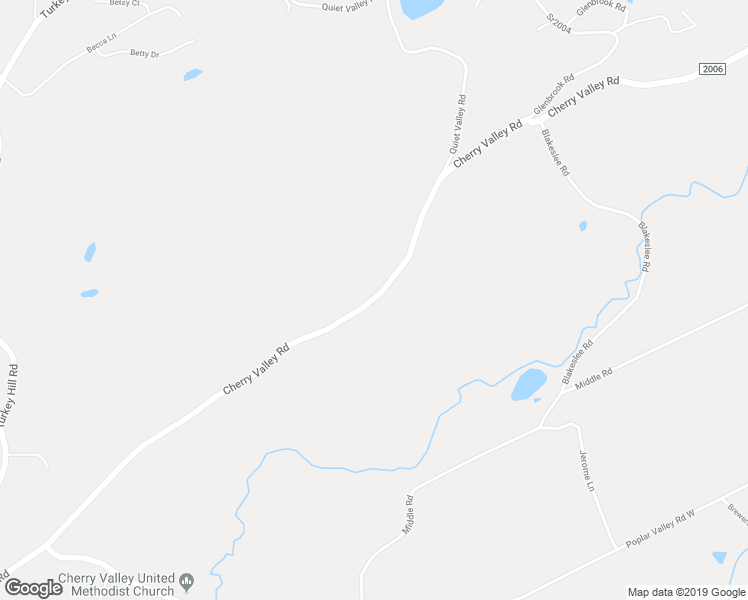 map of restaurants, bars, coffee shops, grocery stores, and more near Cherry Valley Road in Stroudsburg