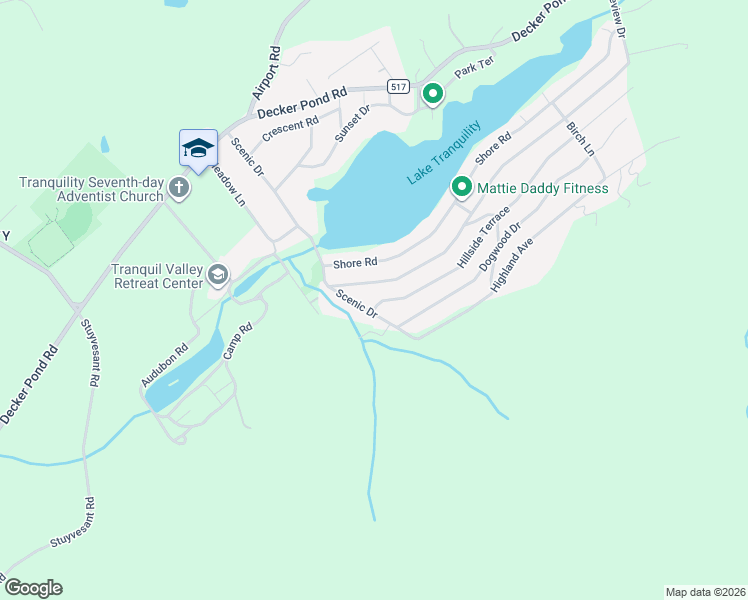 map of restaurants, bars, coffee shops, grocery stores, and more near 81 Hillside Terrace in Green Township