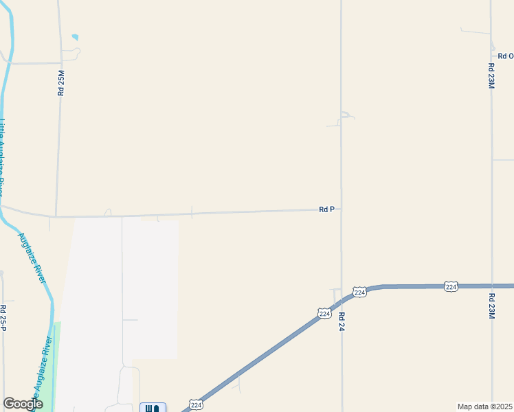 map of restaurants, bars, coffee shops, grocery stores, and more near 24262 Road P in Fort Jennings