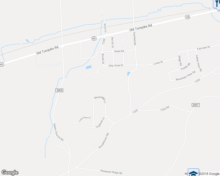 map of restaurants, bars, coffee shops, grocery stores, and more near 658 Villa Vista Drive in Lewisburg