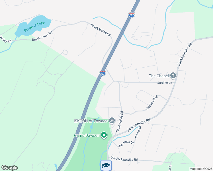 map of restaurants, bars, coffee shops, grocery stores, and more near 4 Matilda Terrace in Montville