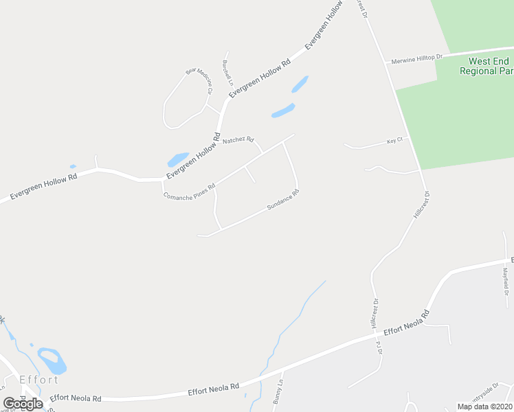 map of restaurants, bars, coffee shops, grocery stores, and more near 262 Sundance Road in Effort