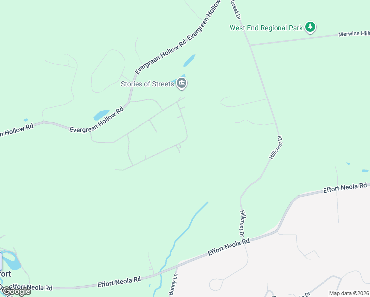 map of restaurants, bars, coffee shops, grocery stores, and more near 59 Sundance Road in Effort