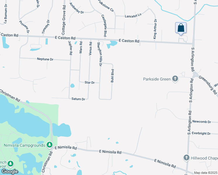 map of restaurants, bars, coffee shops, grocery stores, and more near 4778 Buhl Boulevard in Uniontown