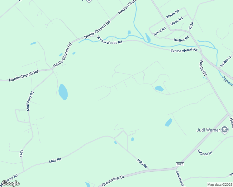 map of restaurants, bars, coffee shops, grocery stores, and more near 208 Iris Lane in Stroudsburg