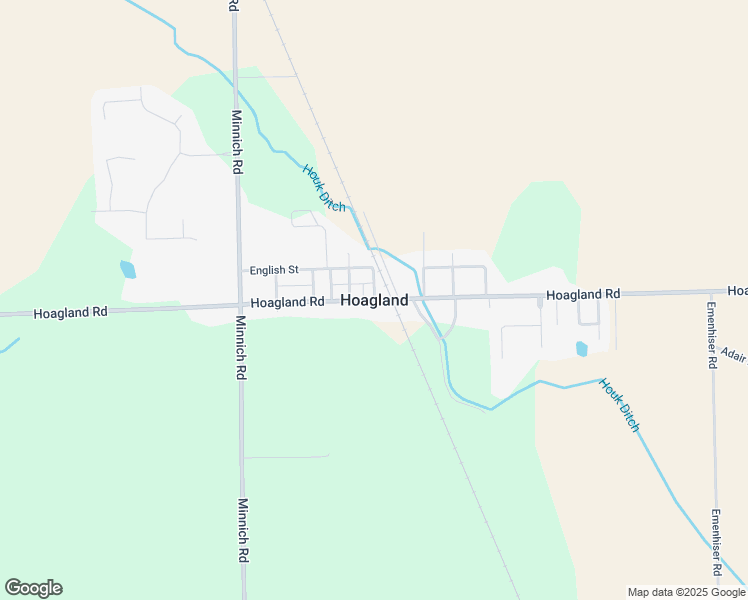 map of restaurants, bars, coffee shops, grocery stores, and more near in Hoagland