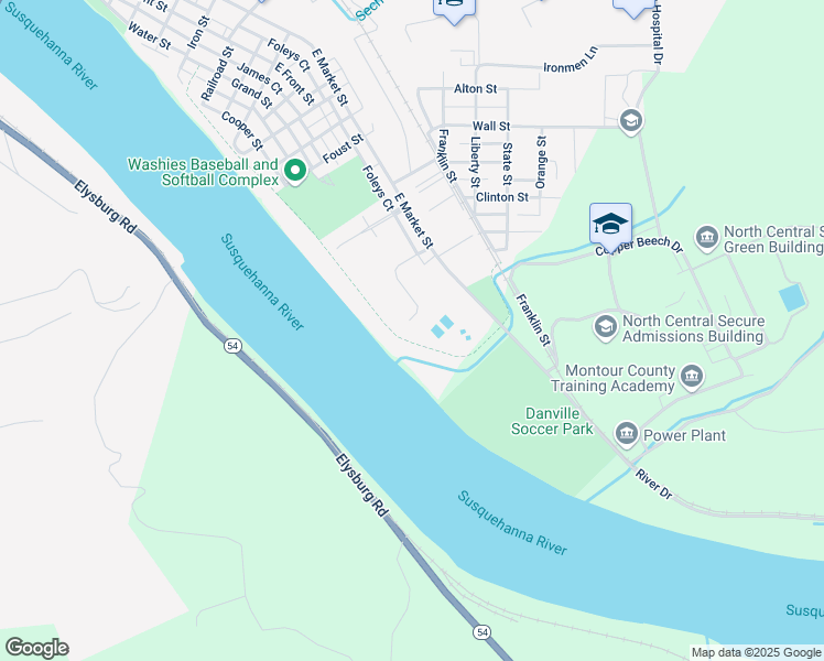 map of restaurants, bars, coffee shops, grocery stores, and more near in Danville
