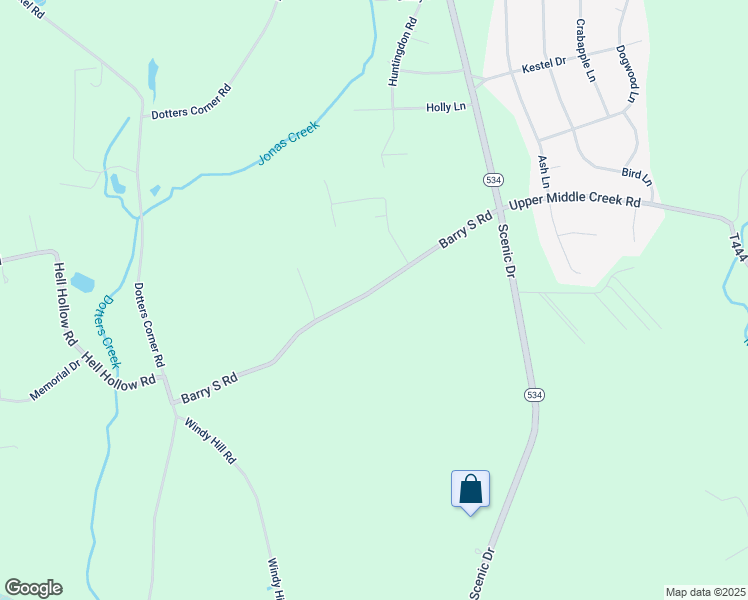 map of restaurants, bars, coffee shops, grocery stores, and more near 1014 Barry South Road in Kunkletown
