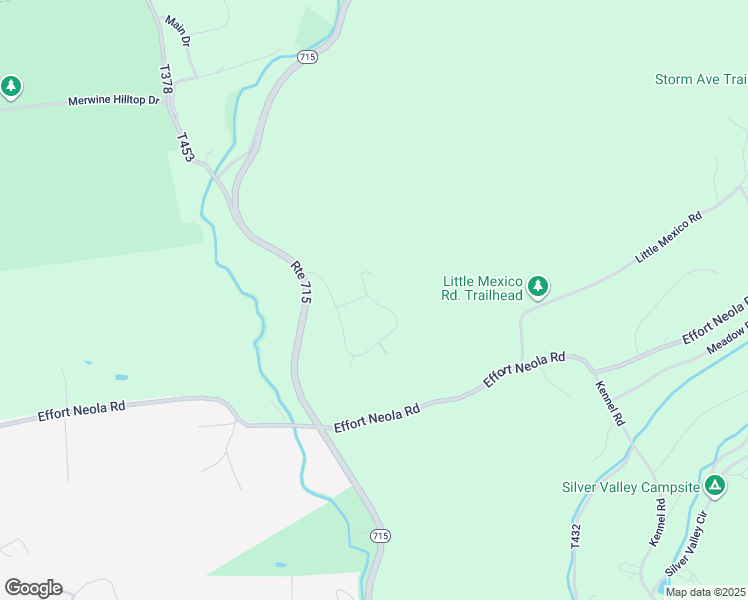 map of restaurants, bars, coffee shops, grocery stores, and more near 25 Bent Rd in Saylorsburg