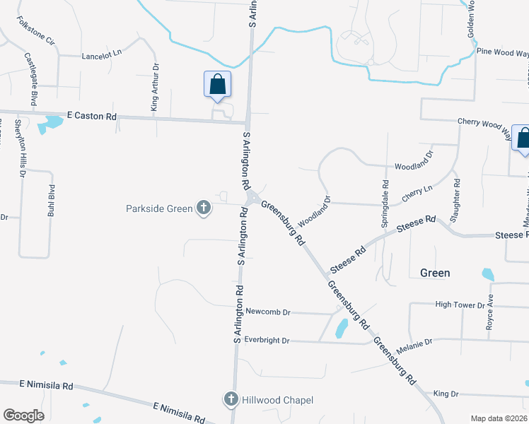 map of restaurants, bars, coffee shops, grocery stores, and more near 1138 Greensburg Road in Uniontown