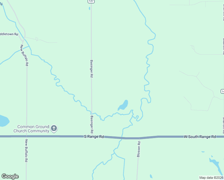 map of restaurants, bars, coffee shops, grocery stores, and more near 11695 Basinger Road in North Lima