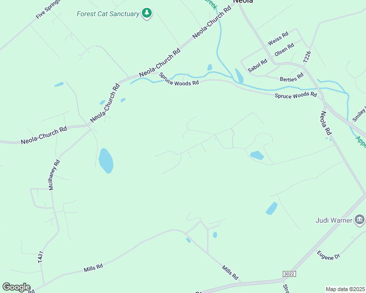 map of restaurants, bars, coffee shops, grocery stores, and more near 430 Ridge Road in Stroudsburg