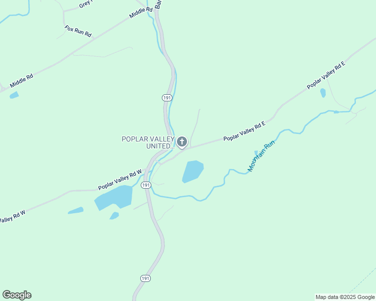 map of restaurants, bars, coffee shops, grocery stores, and more near 1038 Poplar Valley Road East in Stroudsburg