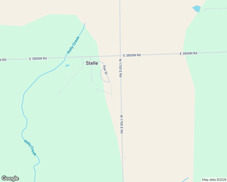 map of restaurants, bars, coffee shops, grocery stores, and more near 158 Sun Street in Cabery