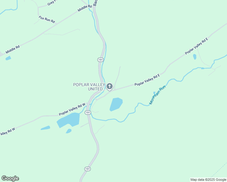map of restaurants, bars, coffee shops, grocery stores, and more near 1038 Poplar Valley Road East in Stroudsburg
