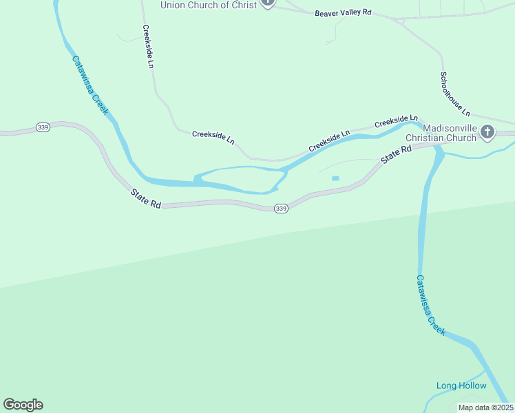 map of restaurants, bars, coffee shops, grocery stores, and more near 369 State Road in Bloomsburg