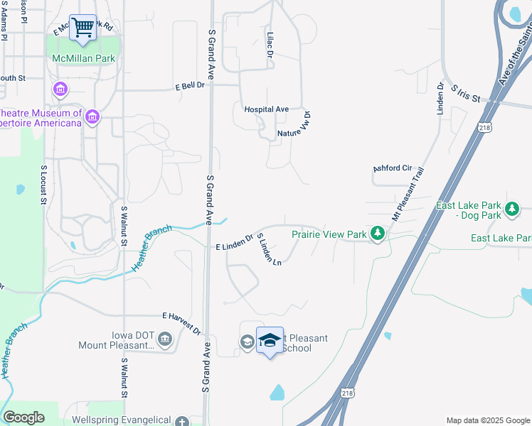 map of restaurants, bars, coffee shops, grocery stores, and more near 1401 South Magnolia Drive in Mount Pleasant