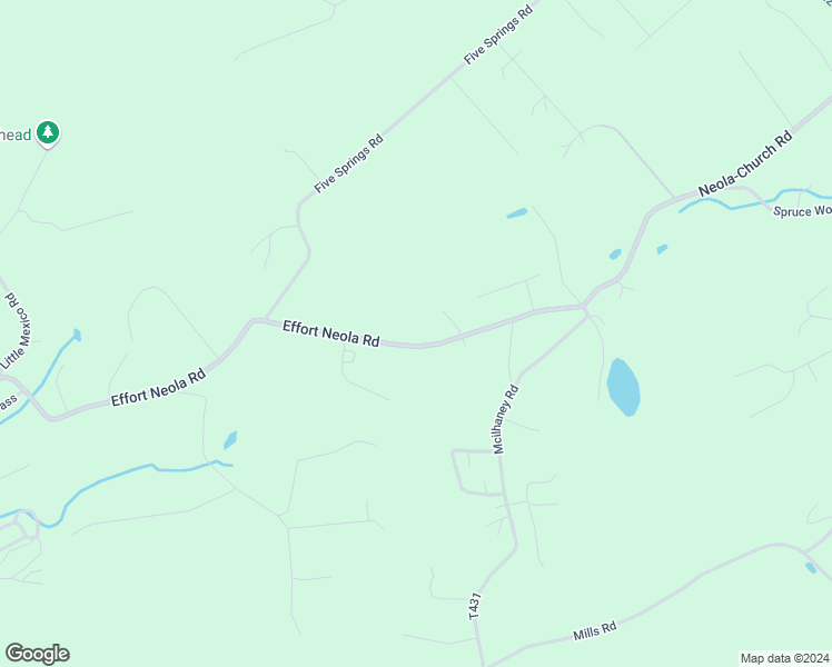 map of restaurants, bars, coffee shops, grocery stores, and more near 991 Neola Church Road in Stroudsburg