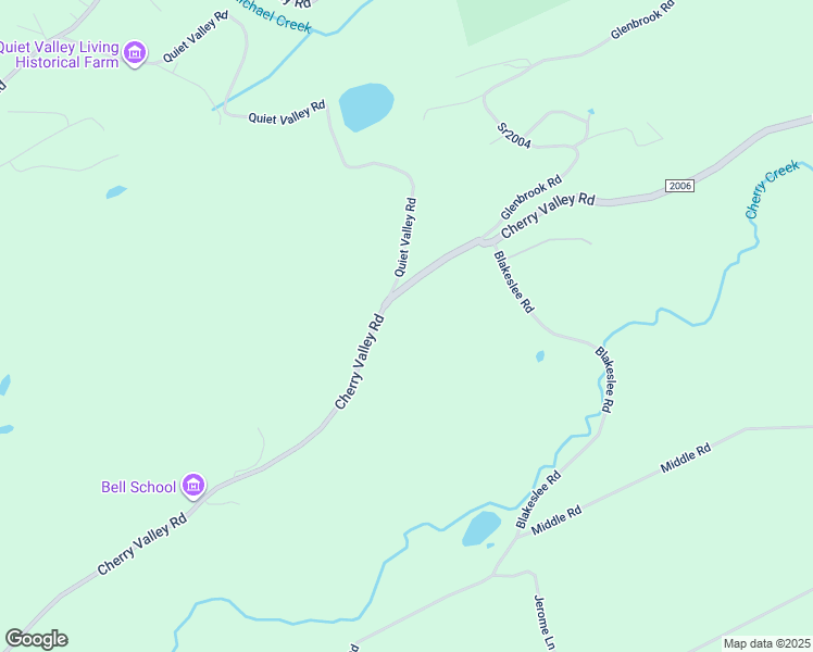 map of restaurants, bars, coffee shops, grocery stores, and more near 6300 Cherry Valley Road in Stroudsburg