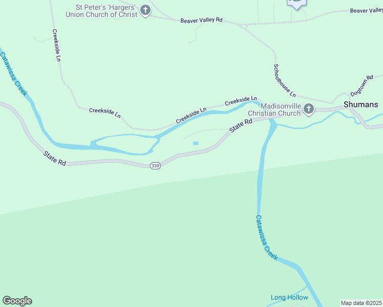 map of restaurants, bars, coffee shops, grocery stores, and more near 405 State Road in Bloomsburg