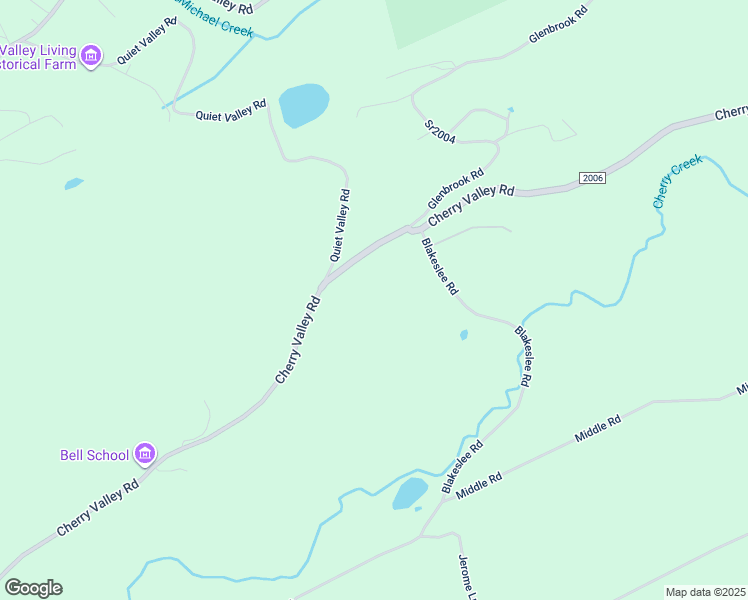 map of restaurants, bars, coffee shops, grocery stores, and more near 6320 Cherry Valley Road in Stroudsburg