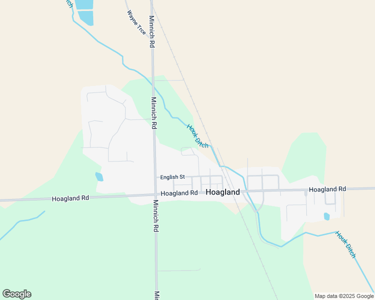 map of restaurants, bars, coffee shops, grocery stores, and more near 14601 Old Tile Mill Drive in Hoagland