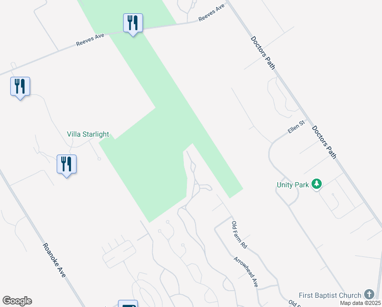 map of restaurants, bars, coffee shops, grocery stores, and more near 4103 Saint Andrews Avenue in Riverhead