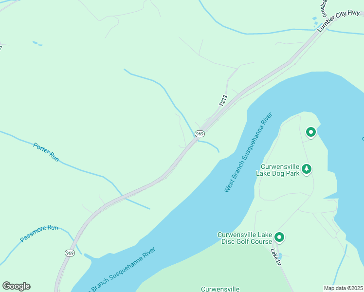 map of restaurants, bars, coffee shops, grocery stores, and more near 8601-8699 Lumber City Highway in Curwensville