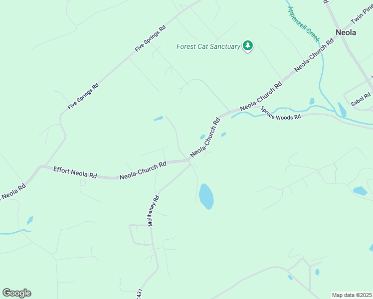 map of restaurants, bars, coffee shops, grocery stores, and more near 104 Oldstone Drive in Stroudsburg