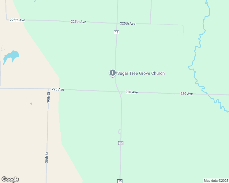 map of restaurants, bars, coffee shops, grocery stores, and more near 347 220 Avenue in Monmouth