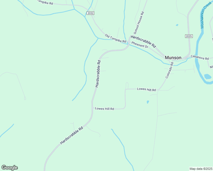 map of restaurants, bars, coffee shops, grocery stores, and more near 1606 Hardscrabble Road in Munson