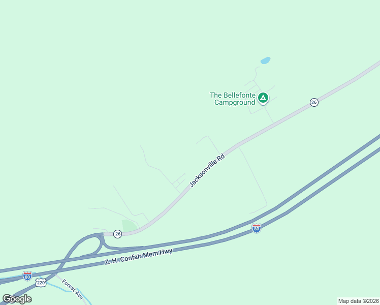 map of restaurants, bars, coffee shops, grocery stores, and more near 1905 Jacksonville Road in Bellefonte